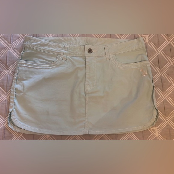 Y2K Diesel Mint Green Mini Skirt|size 28 - Picture 1 of 7